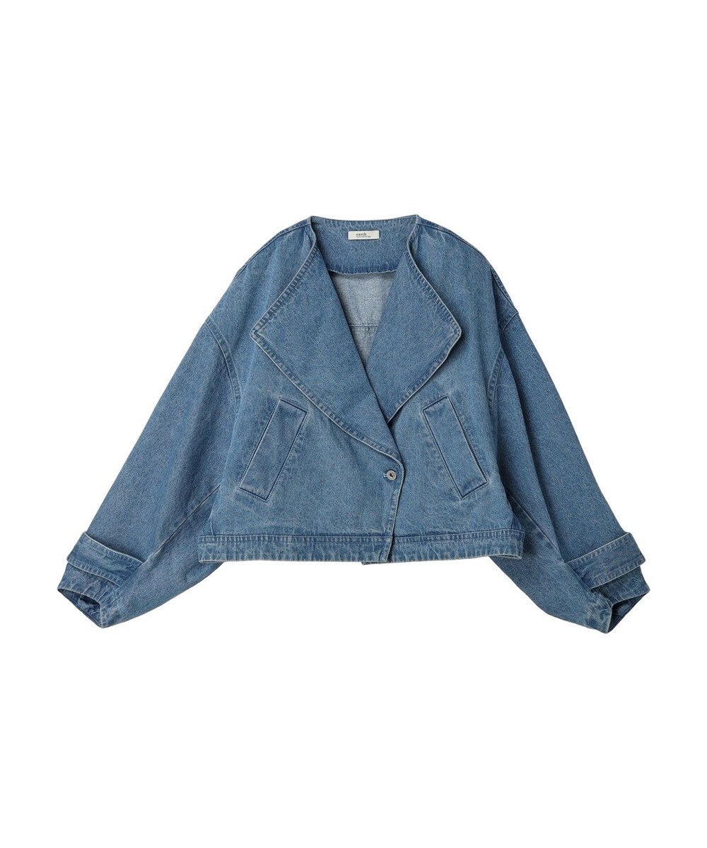 earth music&ecology ビッグカラーショートジャケット 