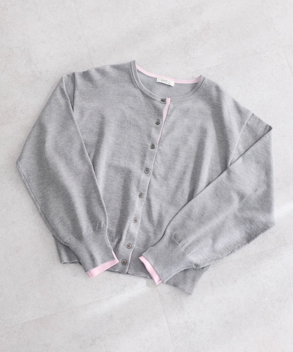 earth music&ecology 【予約】カラーコンビニットカーディガン 