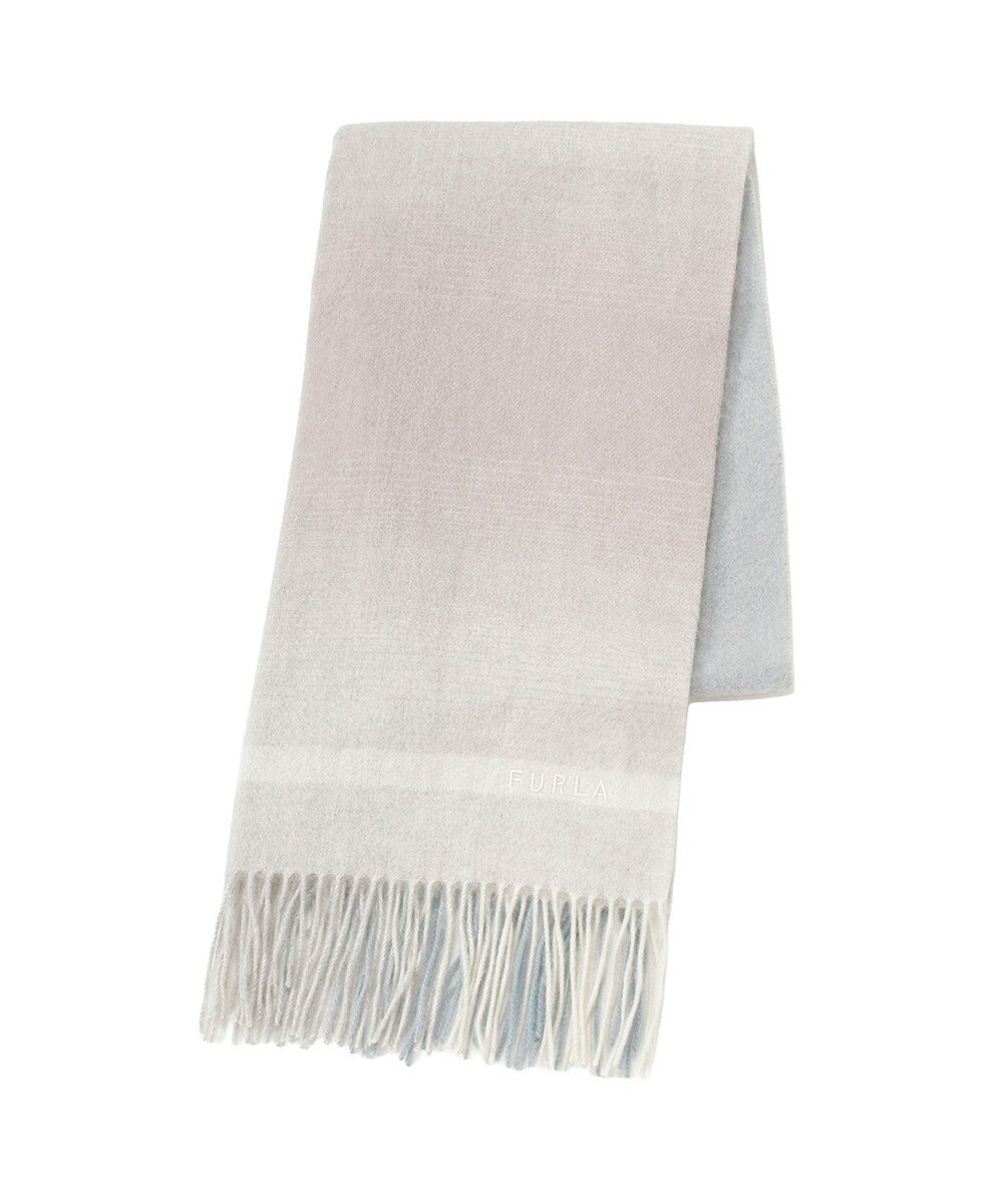 MOONBAT FURLA(フルラ）カシミヤ100％ カラーブロック オンブレー ストール 