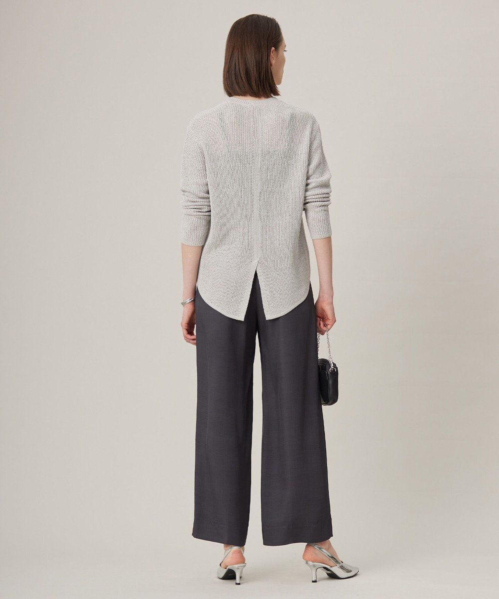 ICB L Vi/Ly/Liツイル ワイドストレートパンツ 