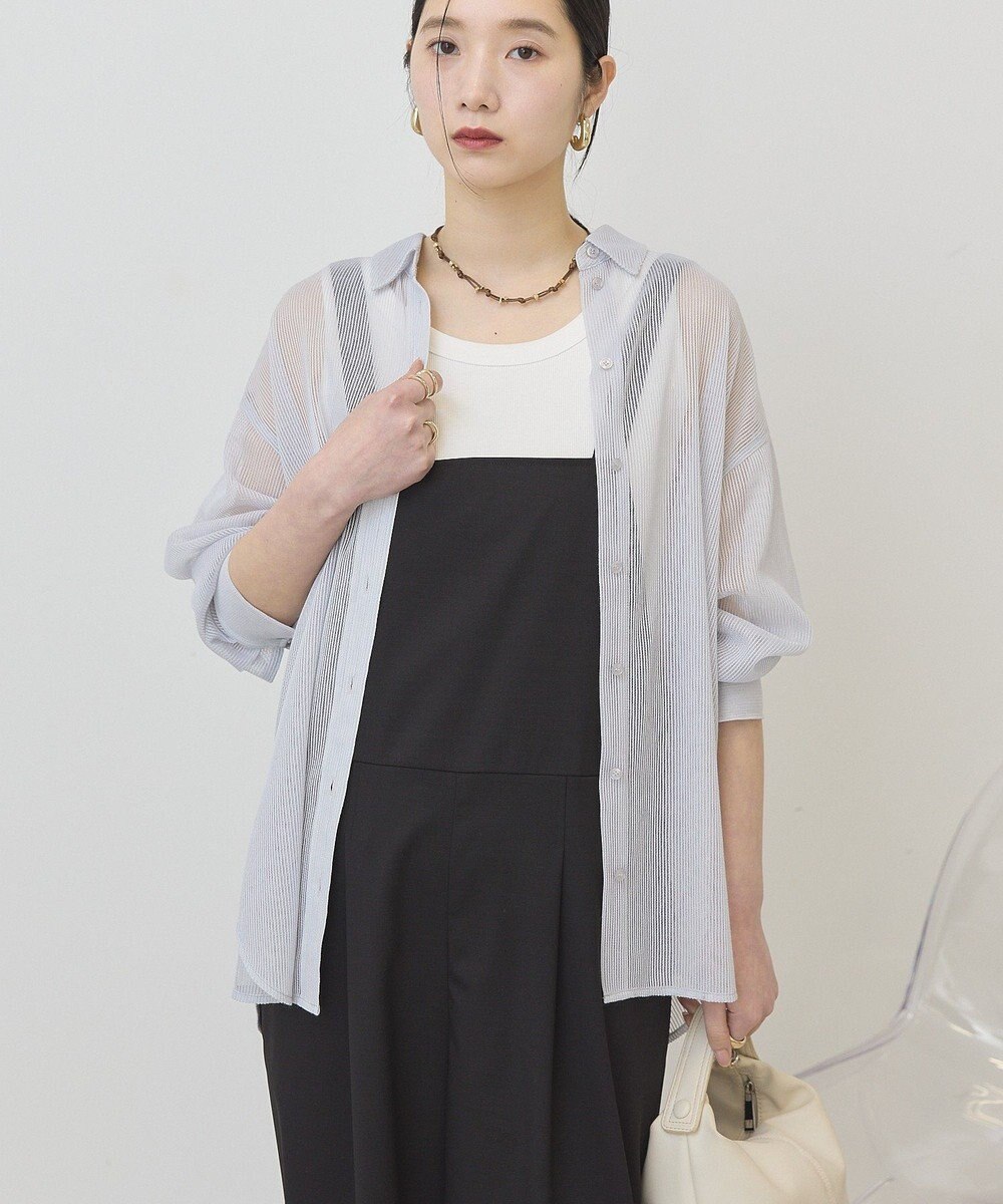 AMERICAN HOLIC メッシュ長袖シャツ 