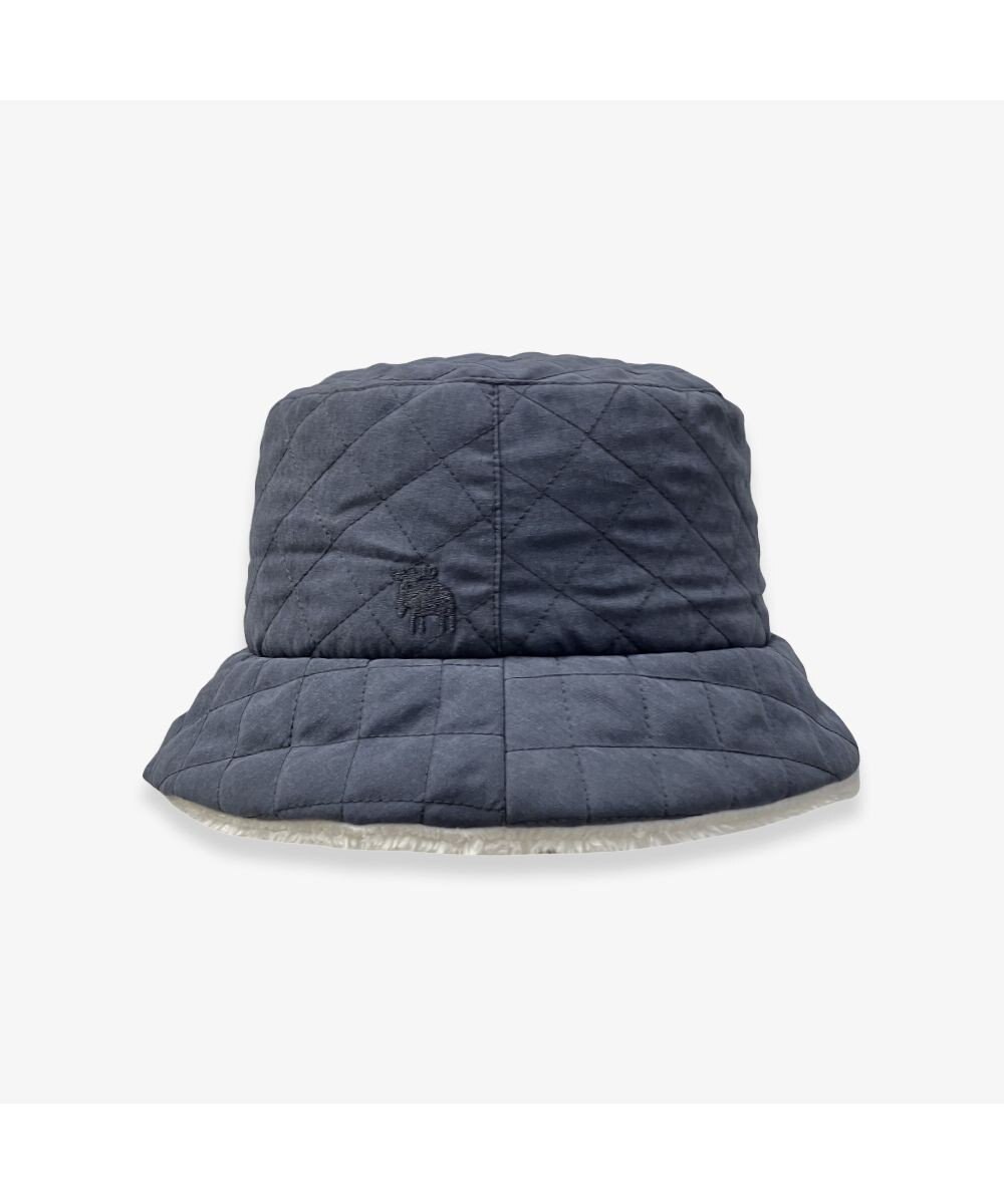 林八百吉商店 moz  バックサテンキルトバケットハット 