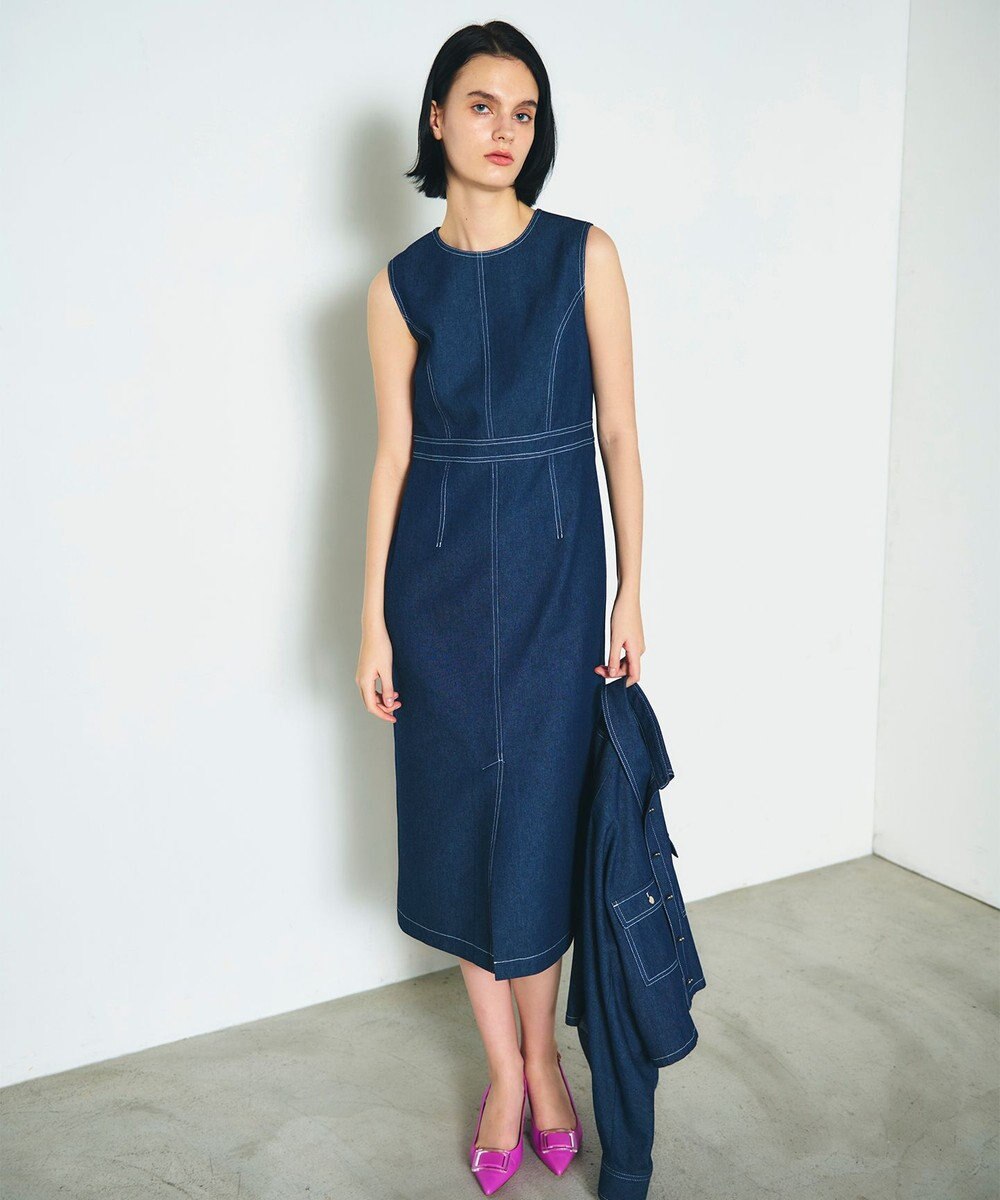 GRACE CONTINENTAL セットデニムワンピース 