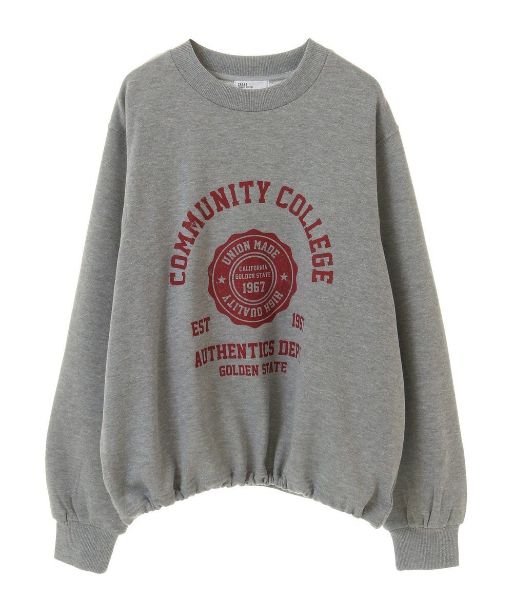 CRAFT STANDARD BOUTIQUE カレッジプリントプルオーバー 