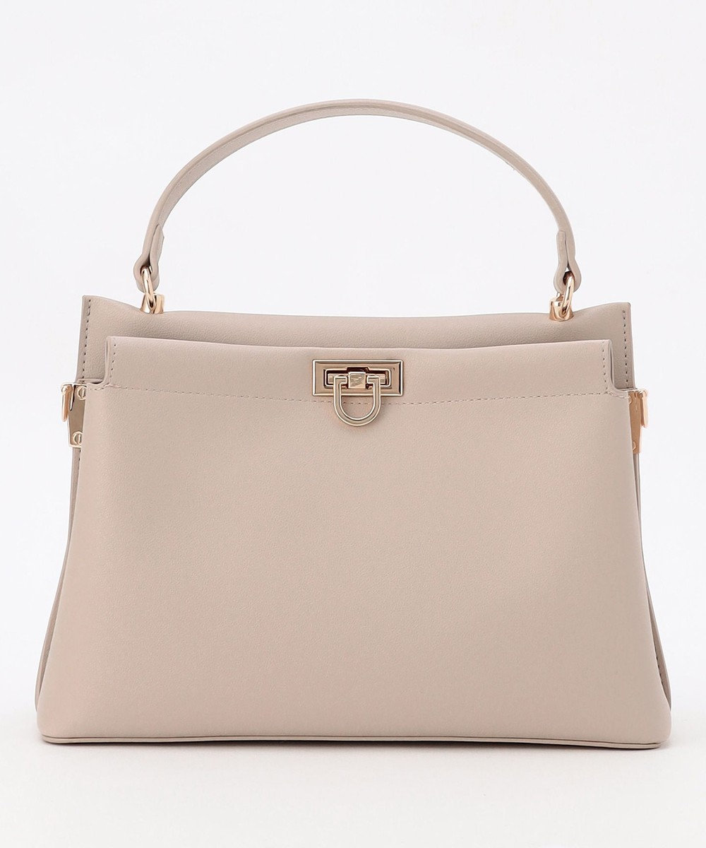 ANY SIS 【2WAY】スクエアミディトート バッグ 