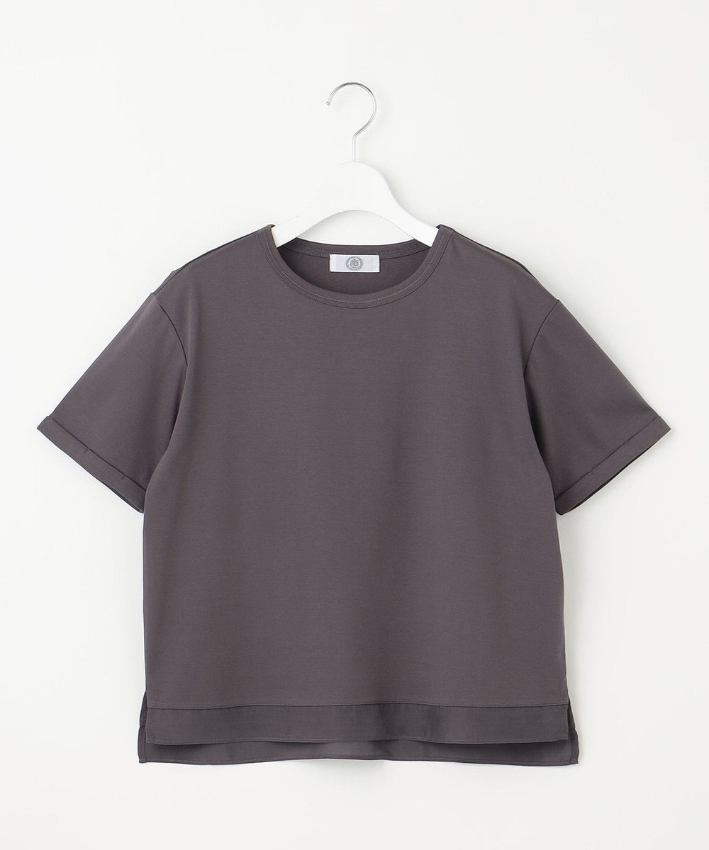 J.PRESS LADIES L 【接触冷感】コットンスムース カフス袖 カットソー 