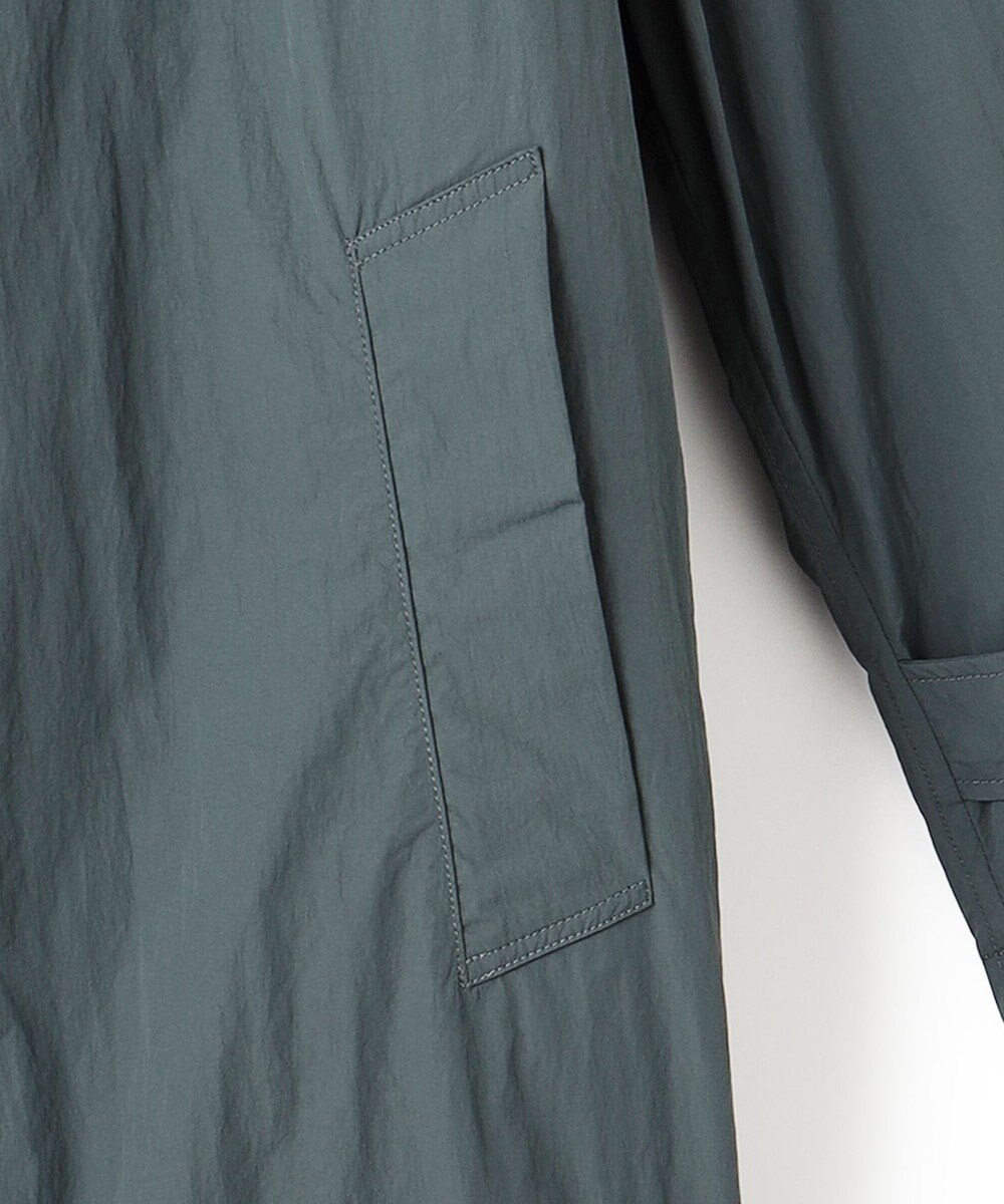 J.PRESS YORK STREET 【UNISEX】ナイロンワッシャーステンカラーコート 