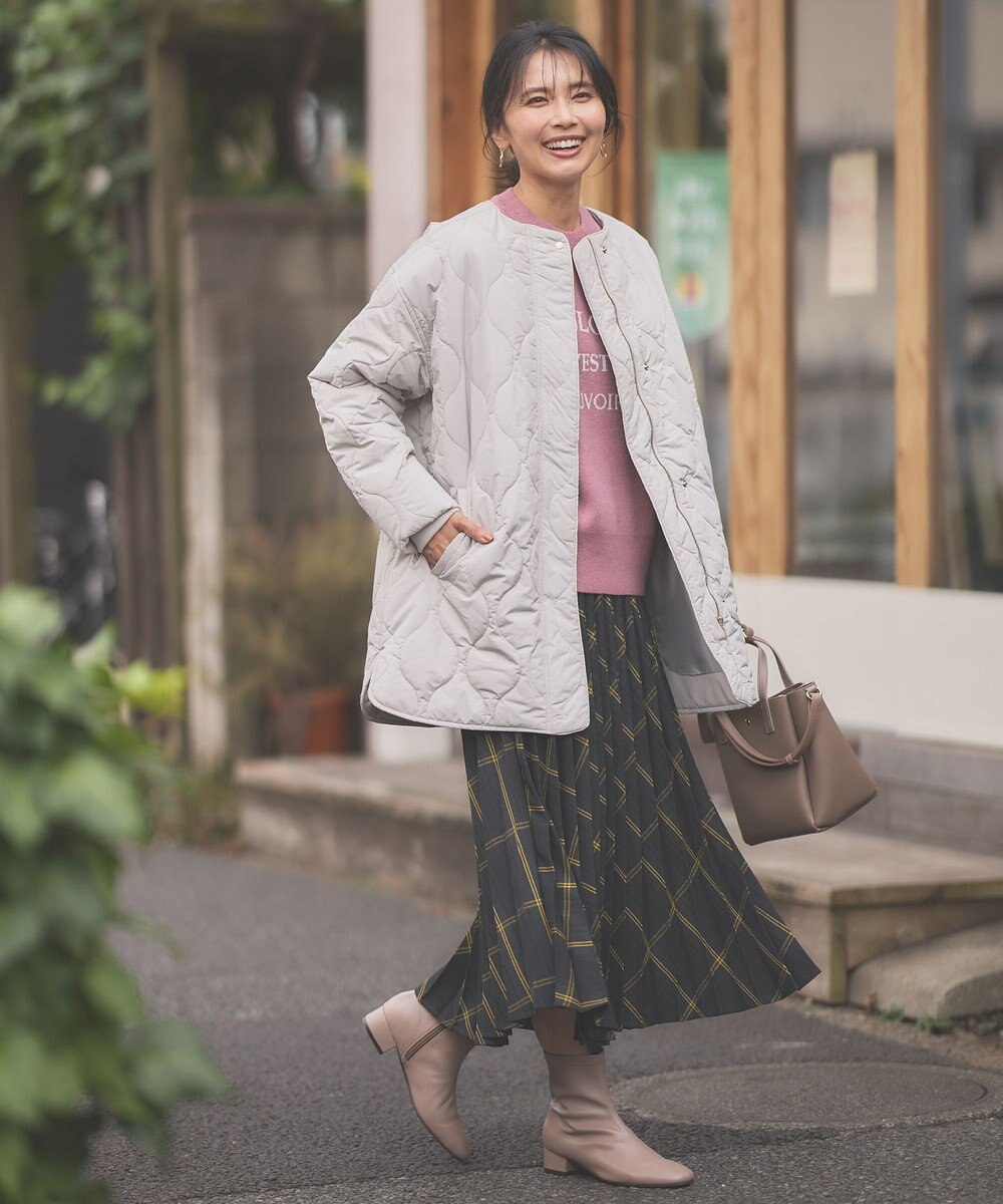 ANY 【蓄熱保温/撥水/洗濯機可能】撥水ウォームキルトブルゾン 