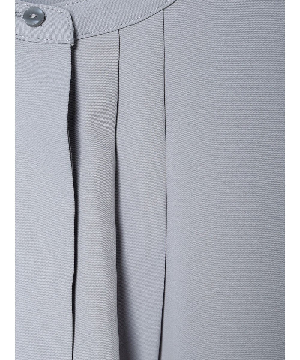 earth music&ecology ノーカラーフロントタックブラウス 