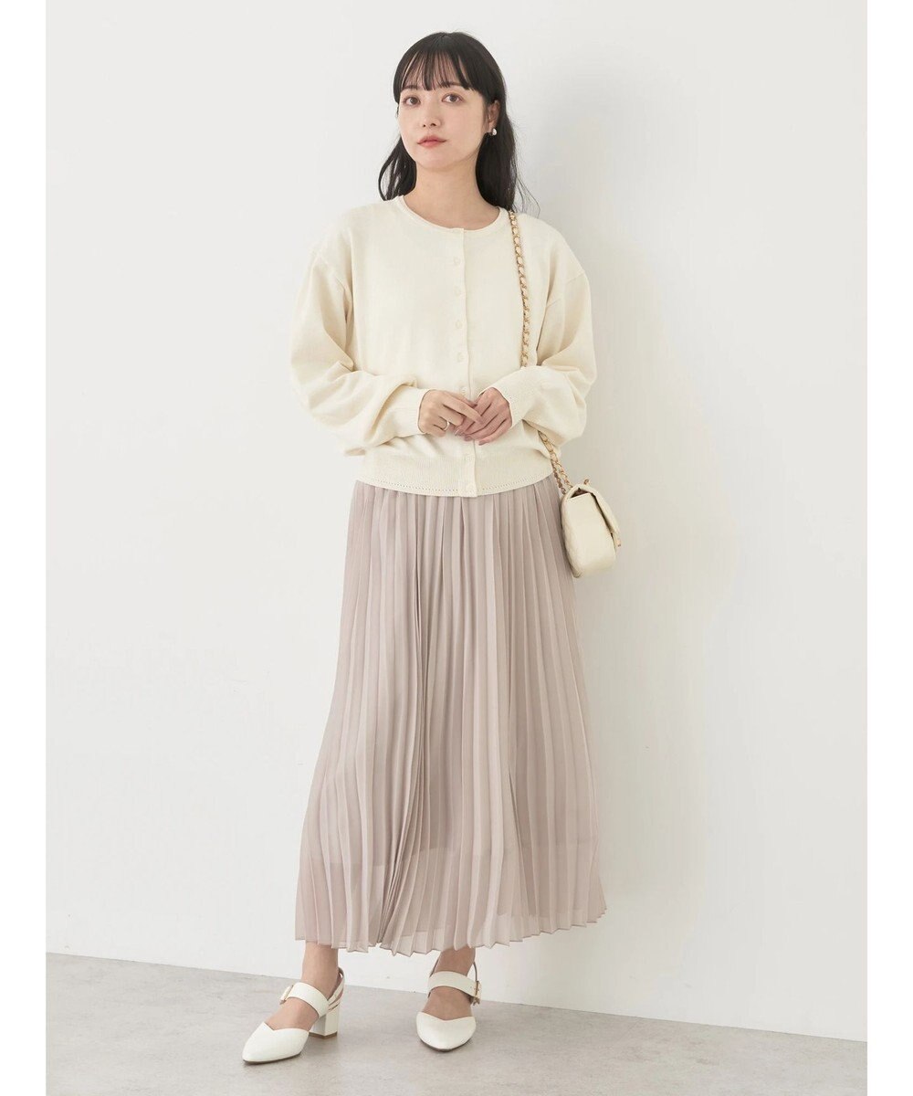 earth music&ecology ＵＶカット加工　ベーシックカーディガン 