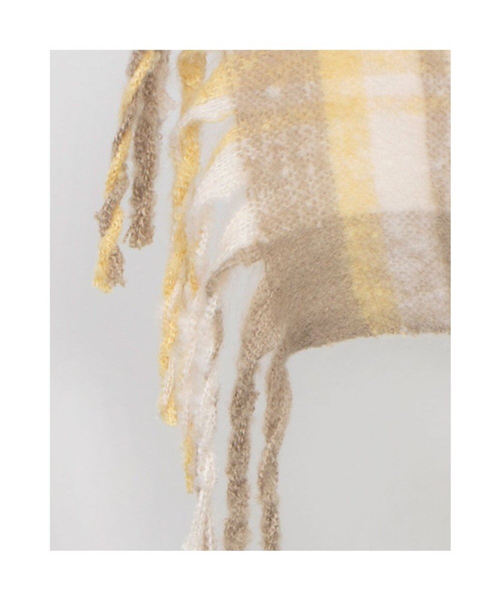 UNBILLION カシュネ cache nez / リサイクルポリペールカラーチェックストール 