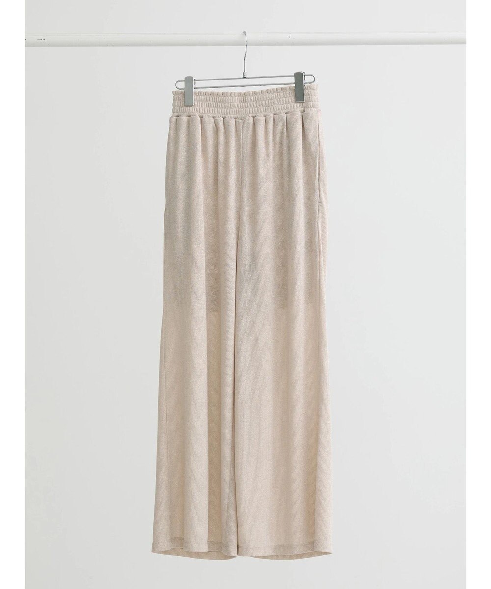 earth music&ecology ラメリブパンツ 