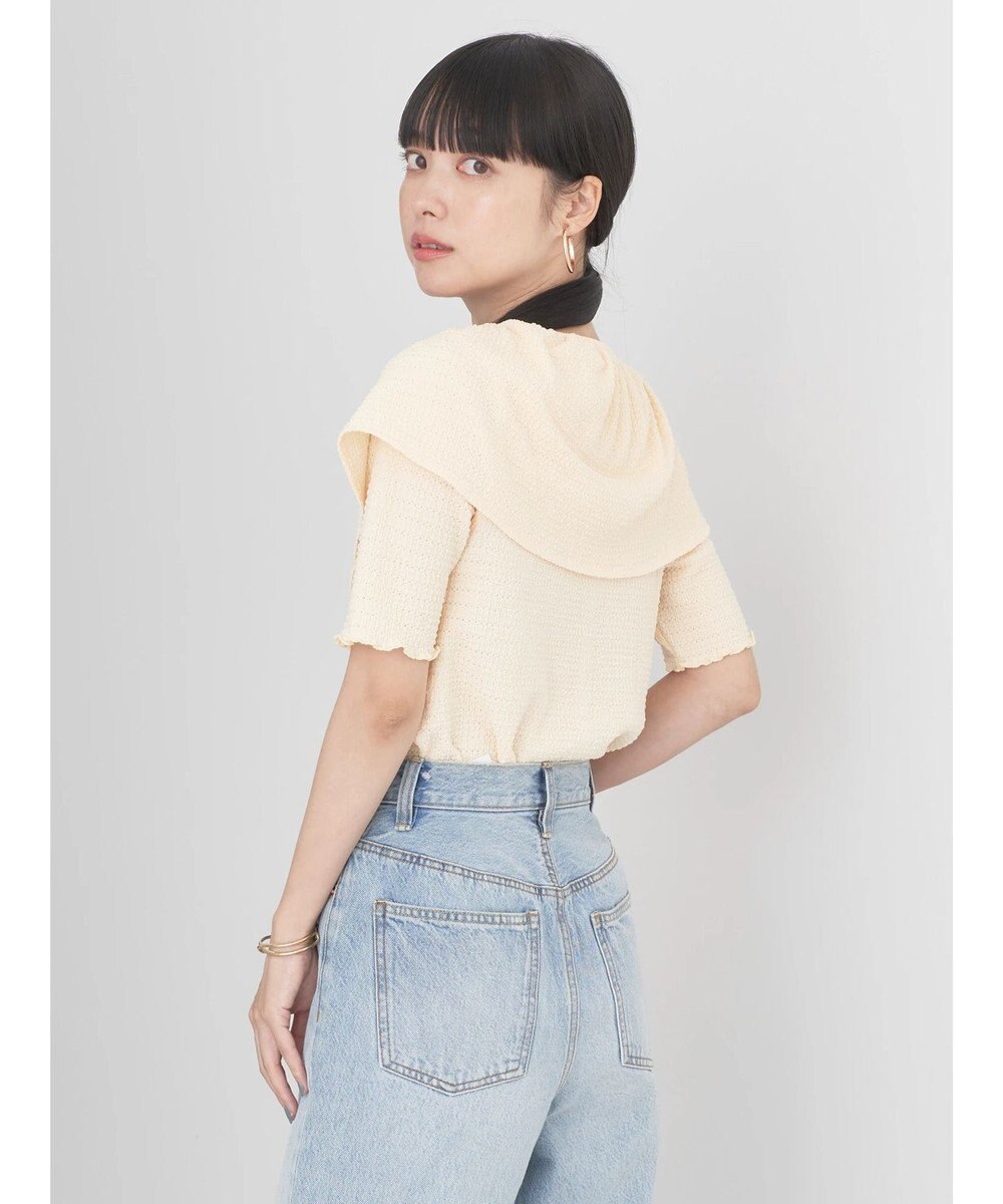 earth music&ecology ビッグカラーカットプルオーバー 