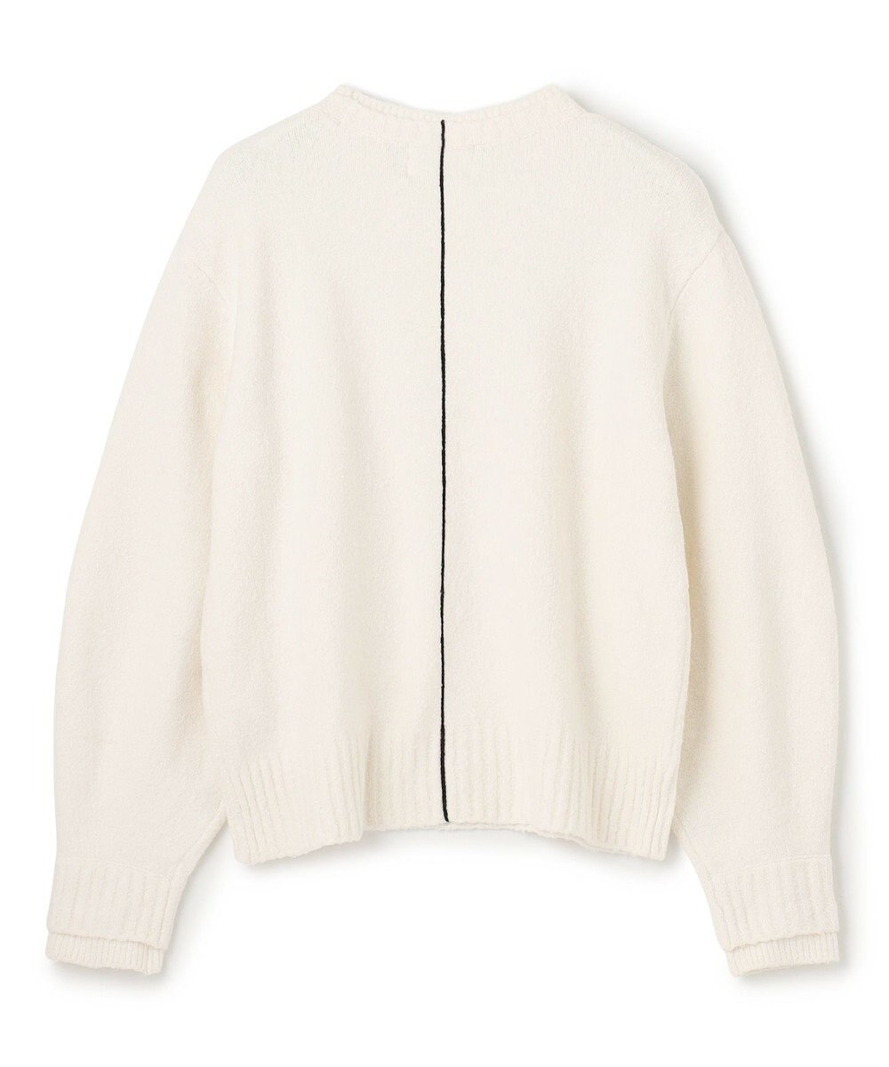 BEIGE， 【洗える】BERTAINA /  配色リンキングクルーネックニット 