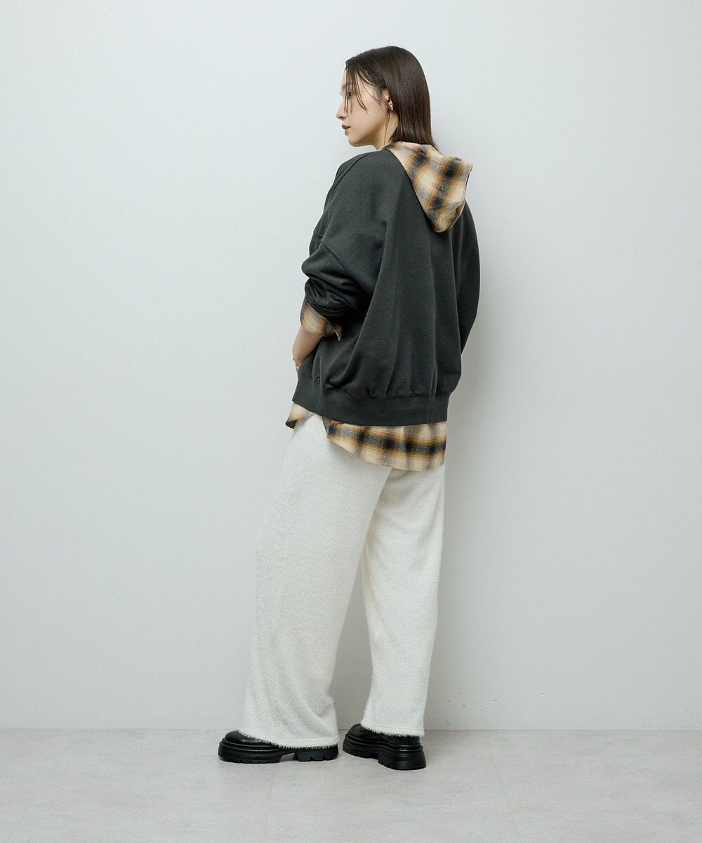 Green Parks オーバーサイズロゴ裏毛プルオーバー 