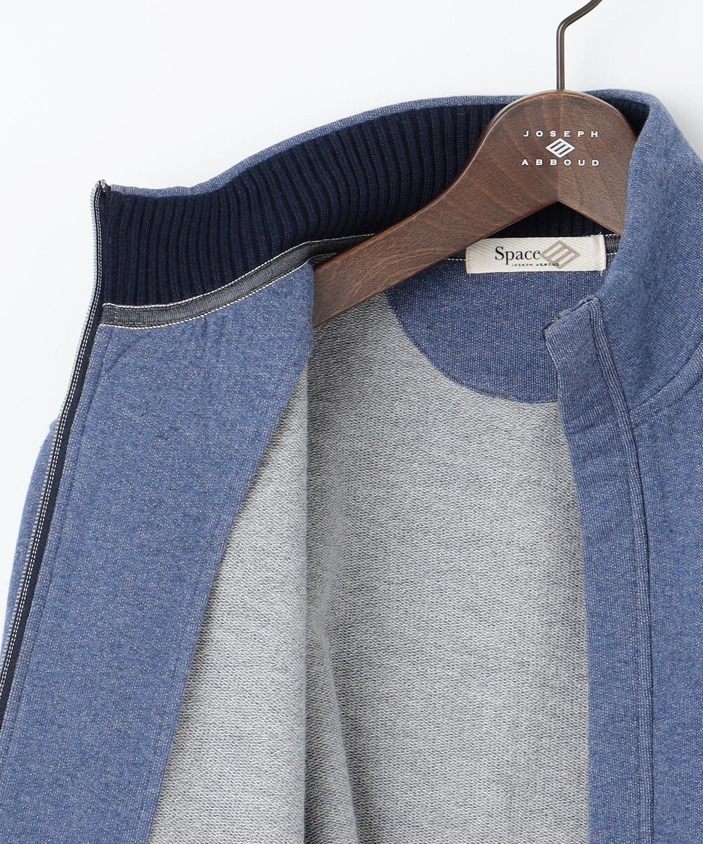JOSEPH ABBOUD MOUNTAIN 【オーガニックコットン使用/ 柔らかな肌触り】 ハイネックジップ ブルゾン 