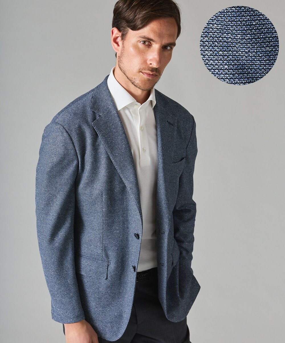 GOTAIRIKU 【吸水速乾/ウォッシャブル】ノルマンディーリネン カーディガンジャケット（24年モデル） 