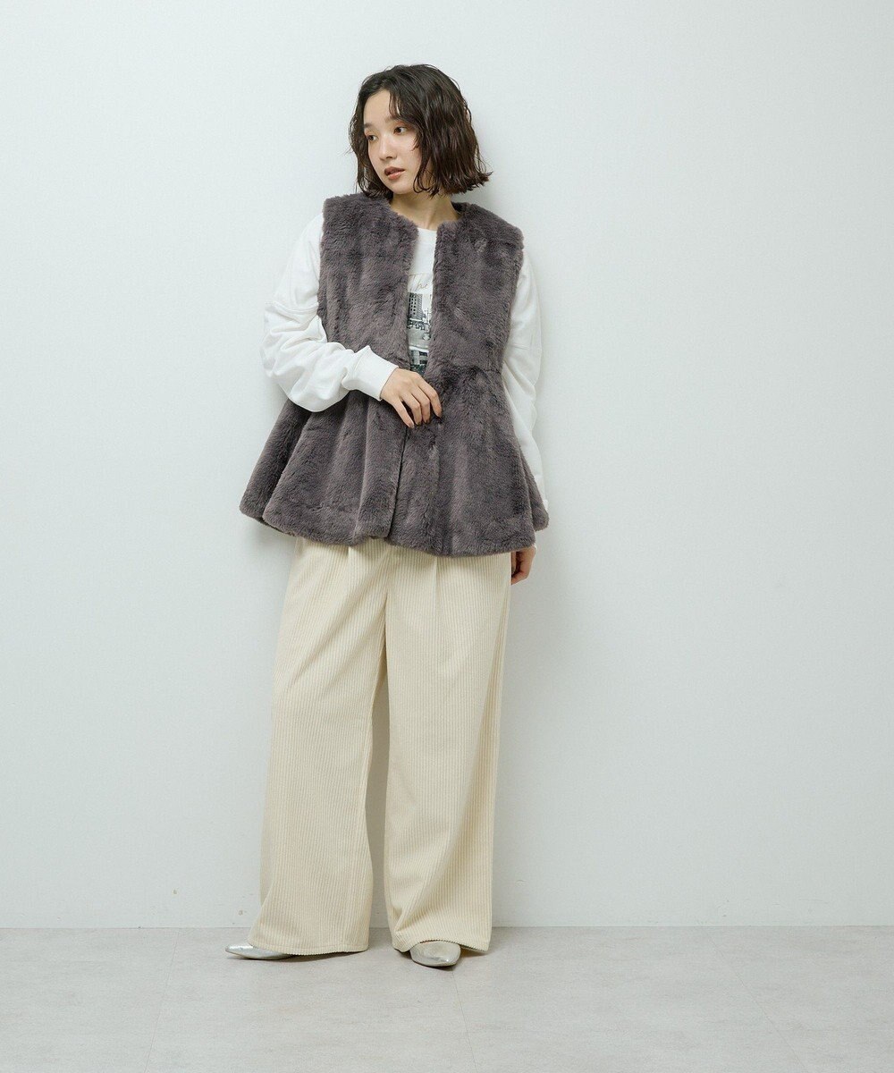 Green Parks オーバーサイズロゴ裏毛プルオーバー 