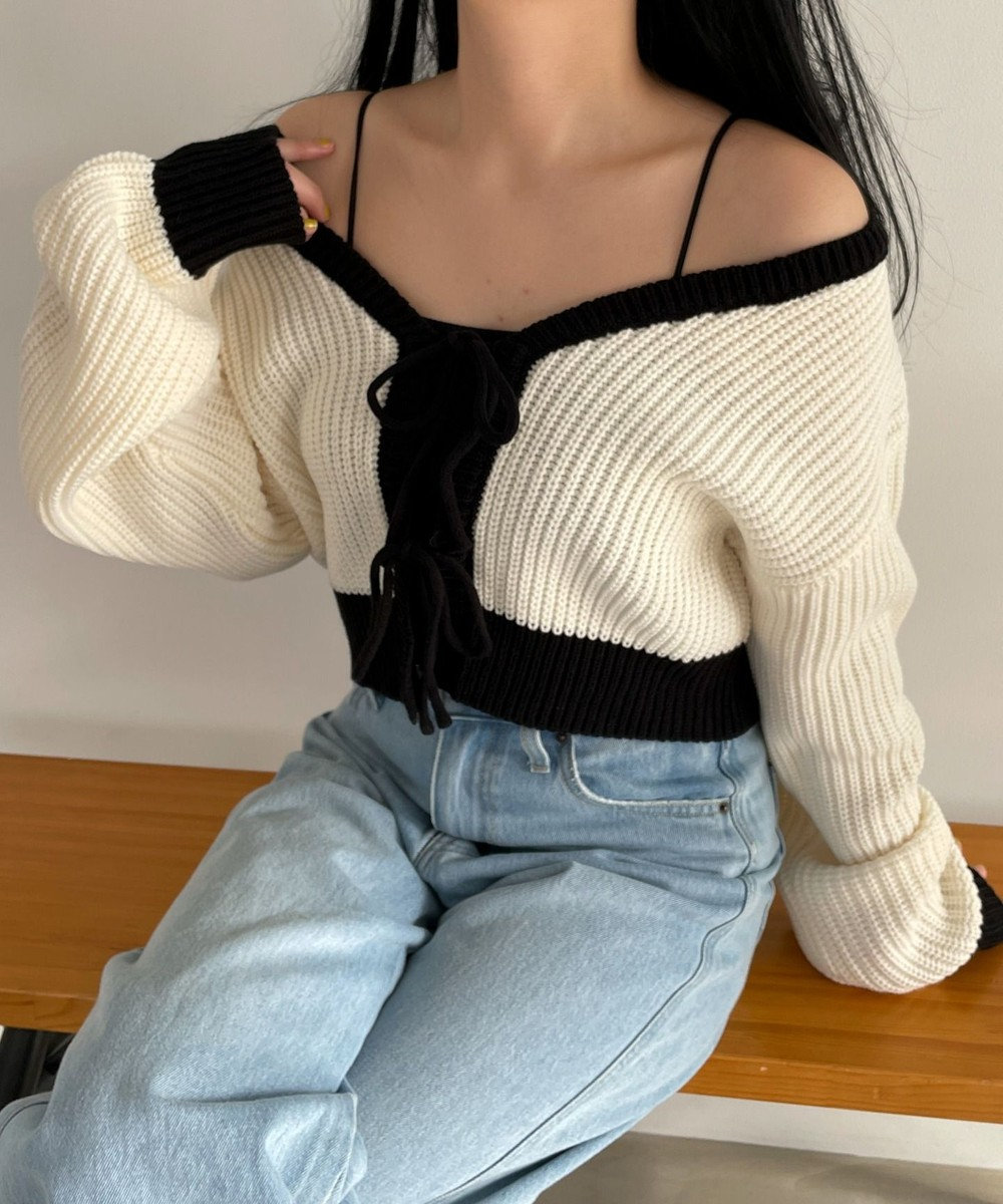 WEGO 2WAYリボンカーデ 