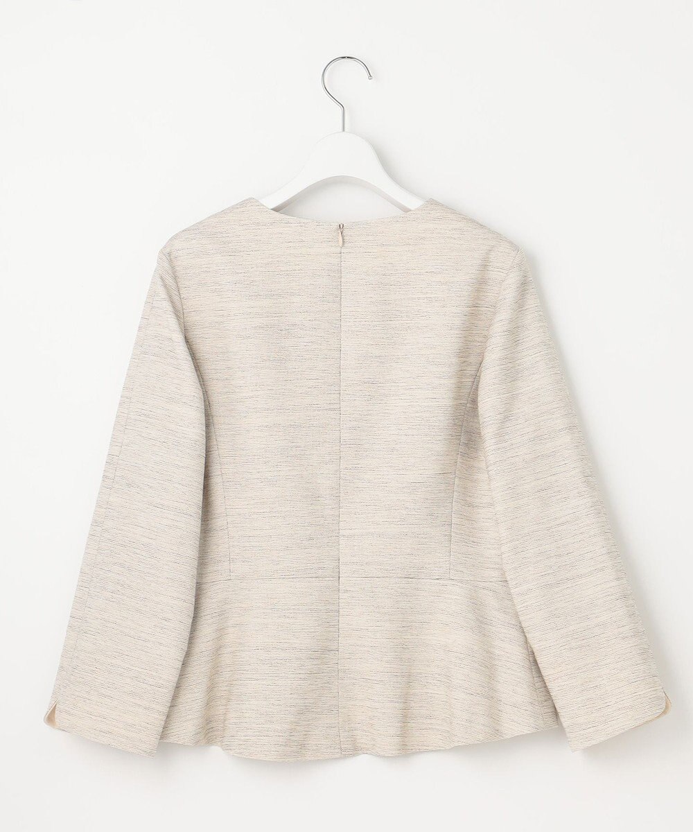 J.PRESS LADIES ライトツイードストレッチ ブラウス 