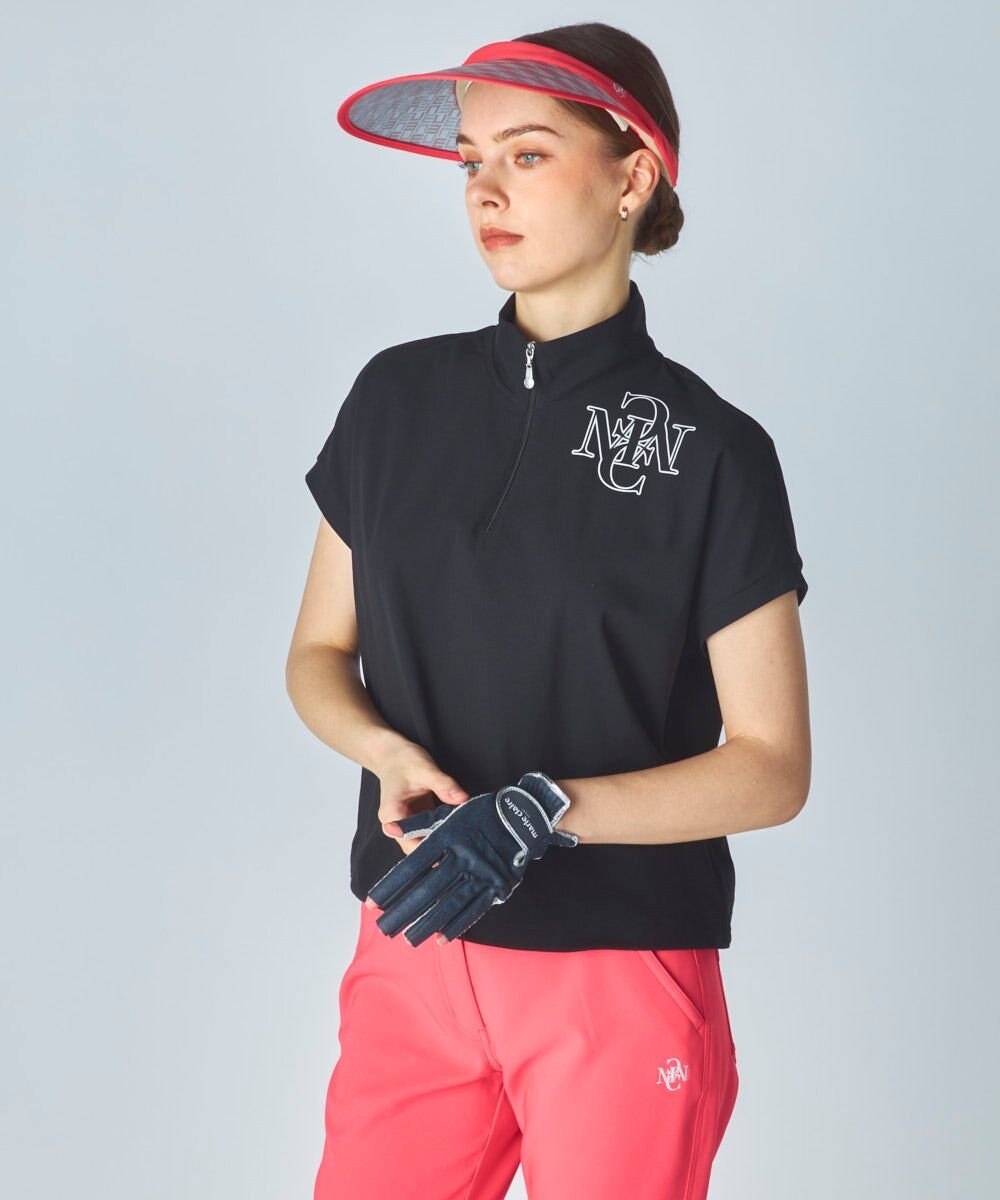 FILA GOLF／marie claire 【Marie claire sports】ハーフジップ半袖シャツ 