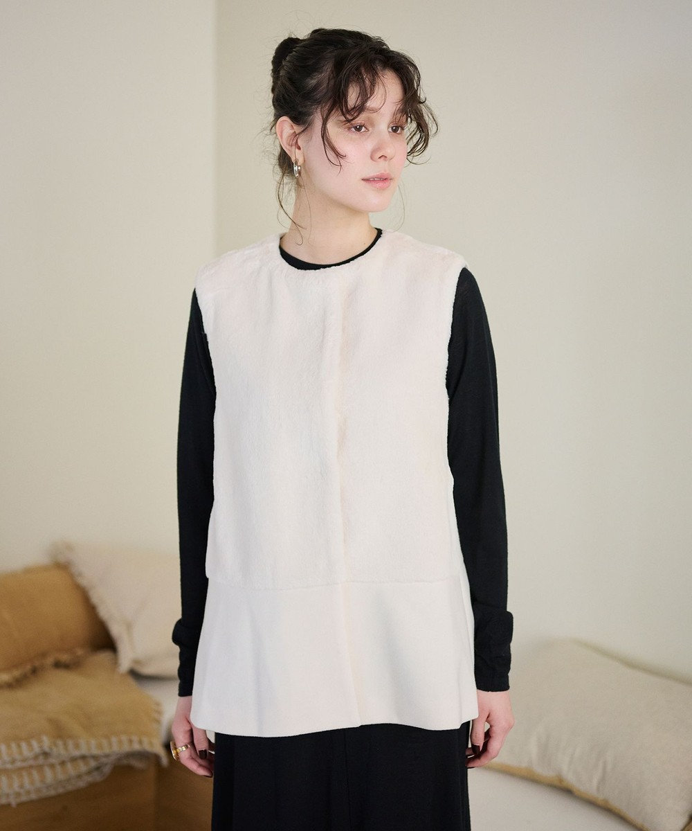 #Newans ペプラムシルエットファージレ 