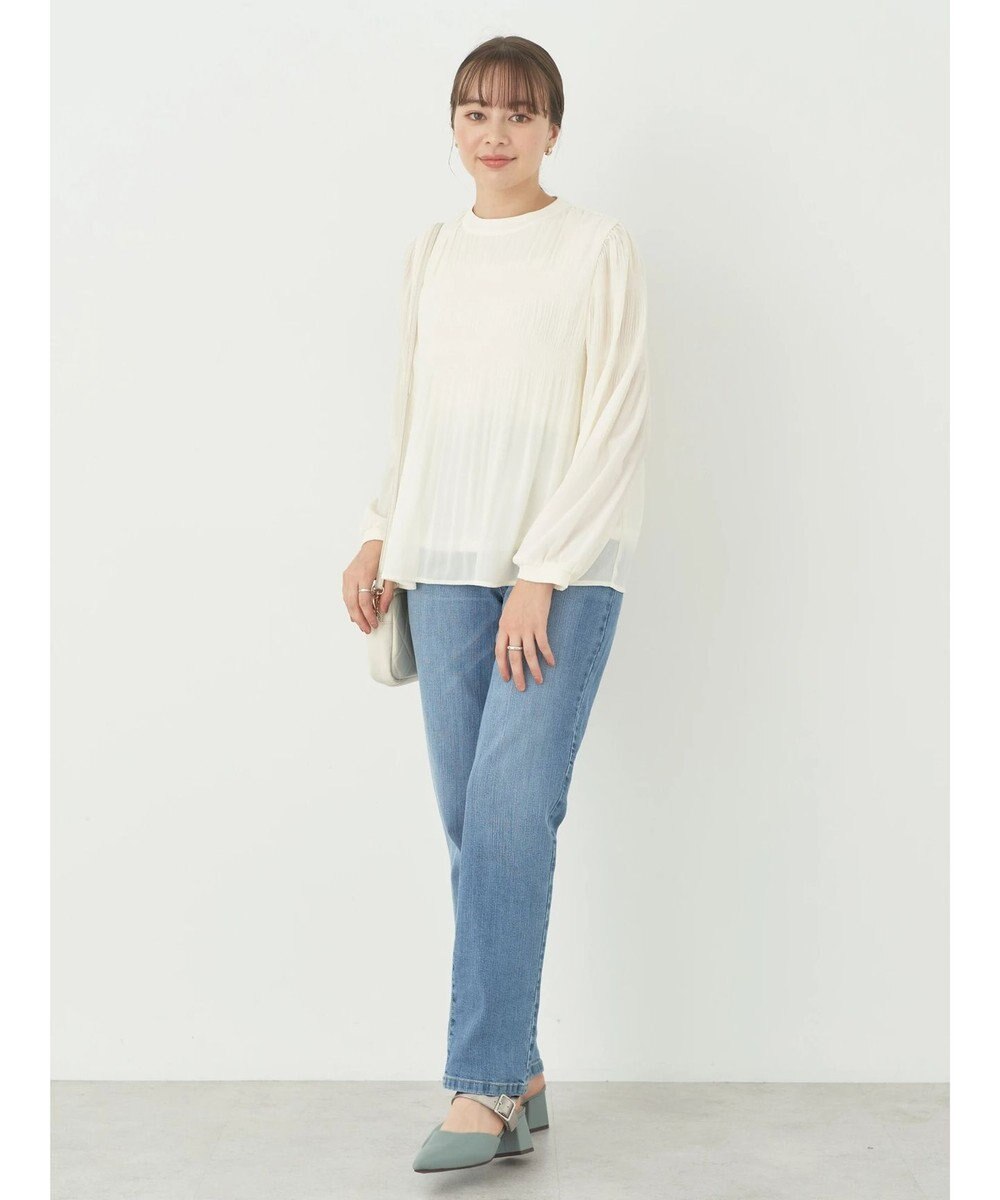 earth music&ecology マジョリカプリーツブラウス 