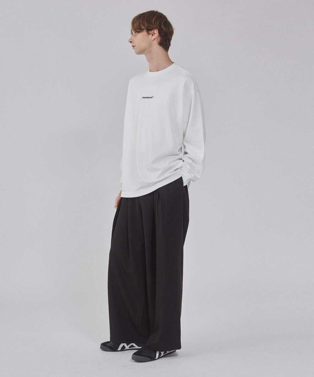 WEGO 【ユニセックス着用/UVカット/軽量/接触冷感//毛玉レス/しわになりにくい/ストレッチ/MLサイズ展開】AIRFUNCTIONシンプルロゴT（しわに 