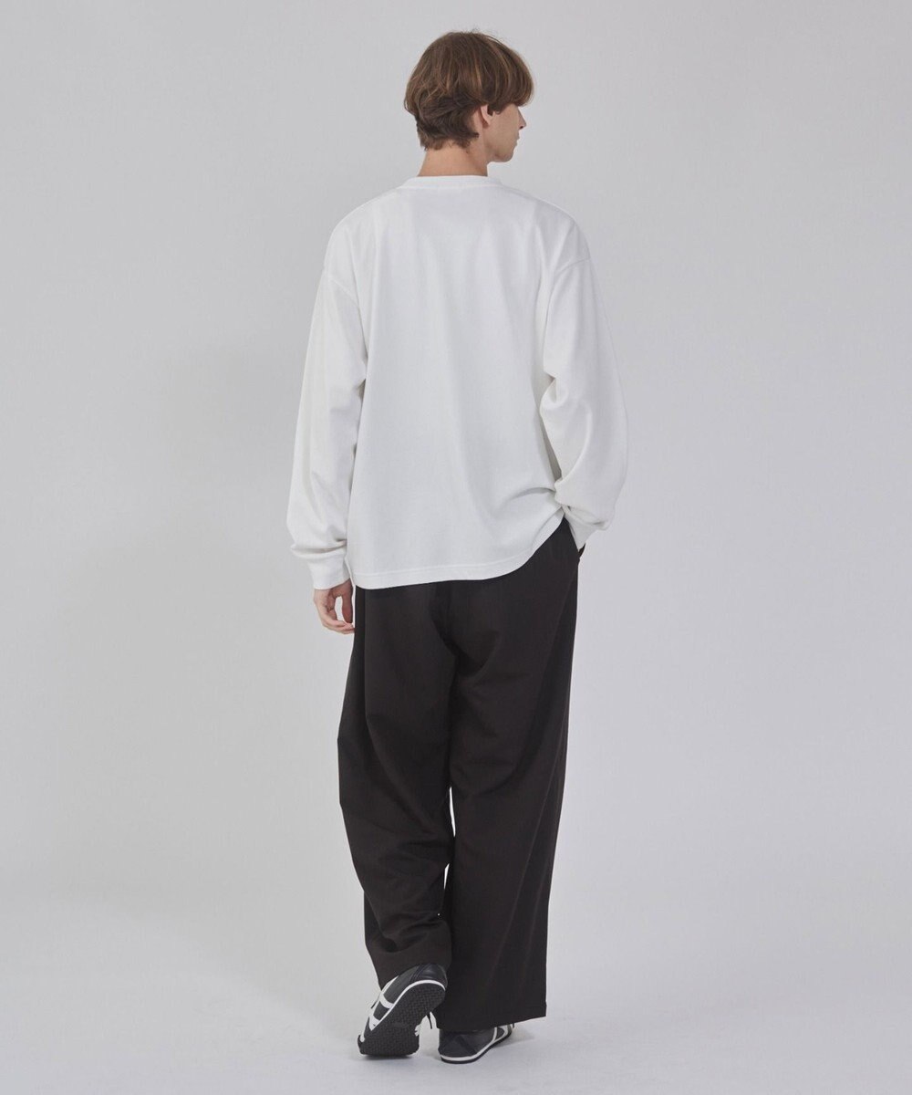 WEGO 【ユニセックス着用/UVカット/軽量/接触冷感//毛玉レス/しわになりにくい/ストレッチ/MLサイズ展開】AIRFUNCTIONシンプルロゴT（しわに 