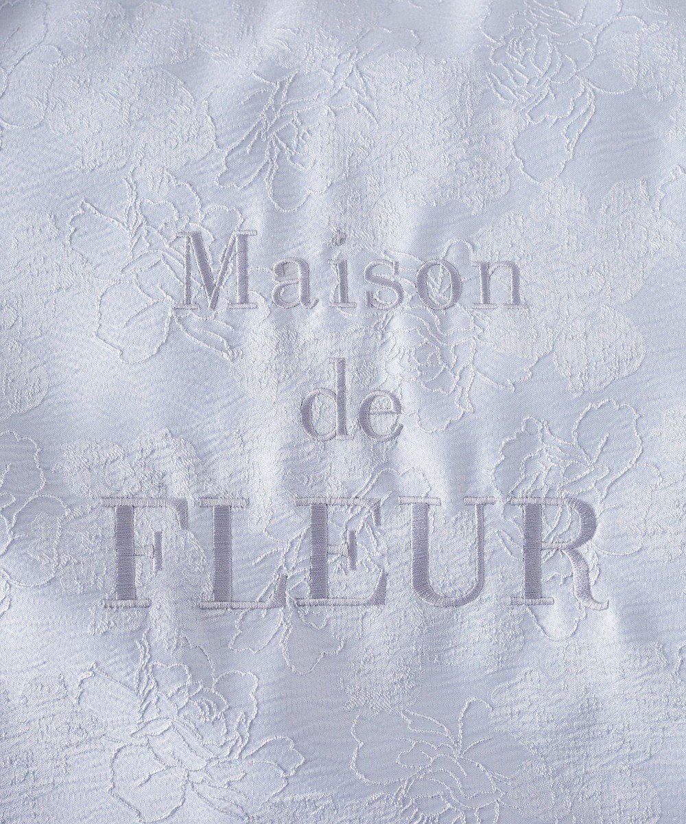 Maison de FLEUR ブランドロゴ刺繍ジャカードスクエアトート 