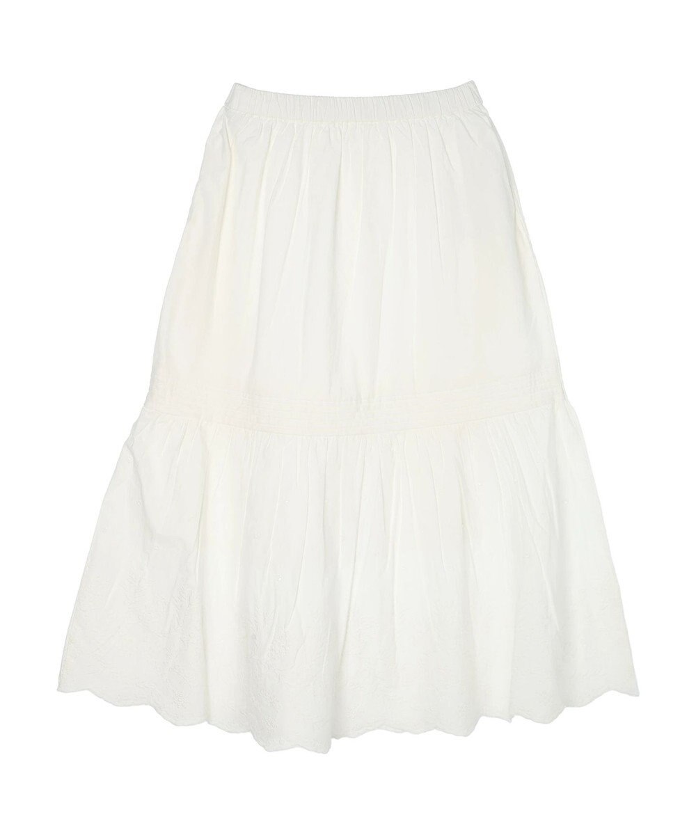 AMERICAN HOLIC インドＣｏｔｔｏｎスカラップ刺繍スカート 