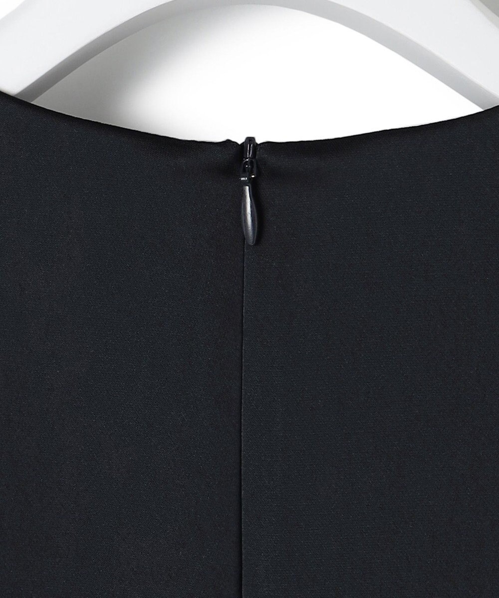 23区 【APPLAUDIR】クリアダブルサテン フリルヘム ブラウス 