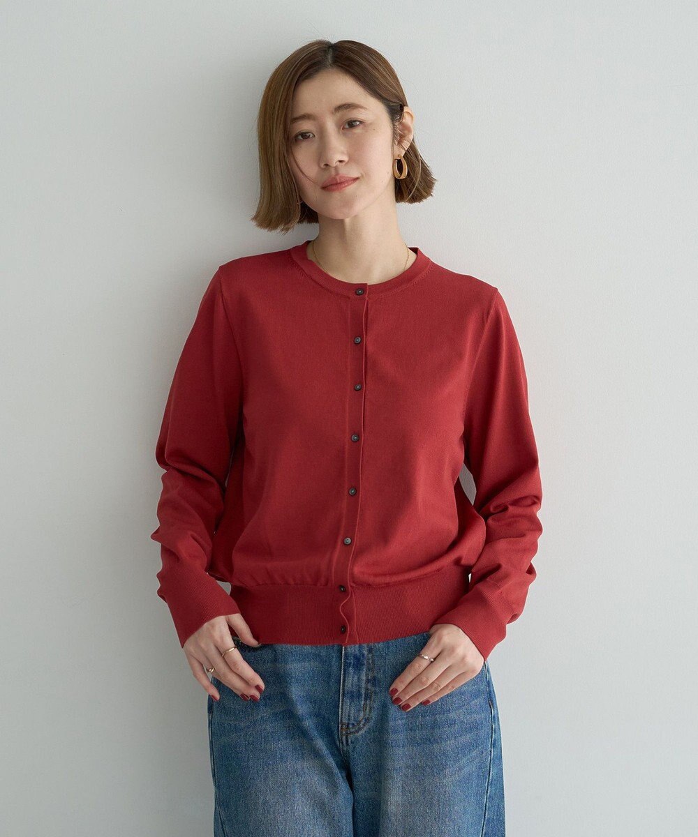 YECCA VECCA 【UVカット】クルーネックカーディガン 