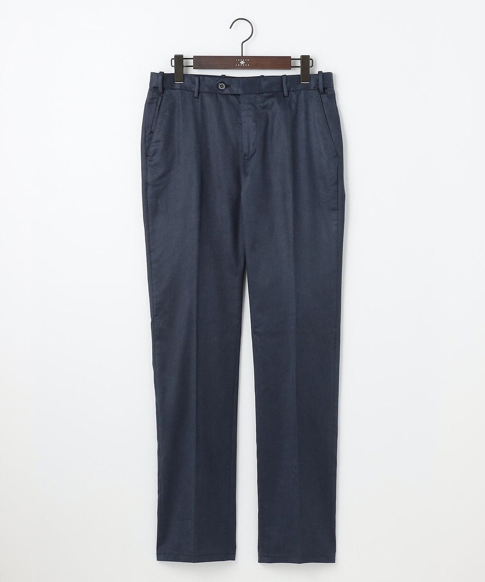 JOSEPH ABBOUD 【ストレッチ/スウェードタッチ/JAPANファブリック】コマ スウェード パンツ 