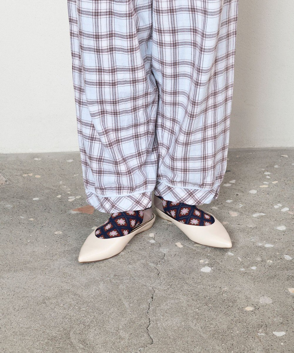 TRICOTE シアーモザイクタイルソックス 