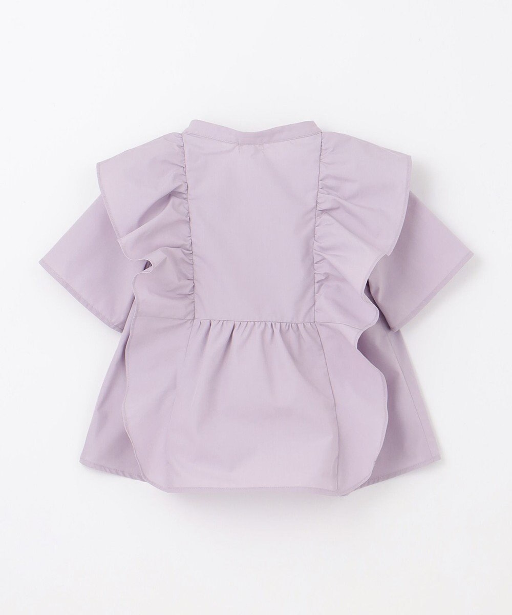 組曲 KIDS 【110-140㎝】パピヨンラッフル ブラウス 