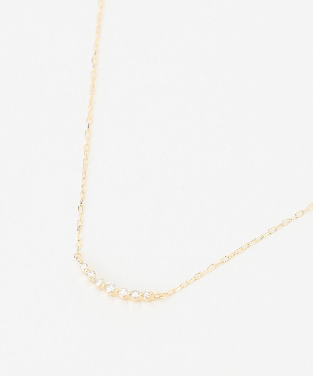 TOCCA 【WEB限定】FRILL DIAMOND NECKLACE K10 ダイヤモンド ネックレス 
