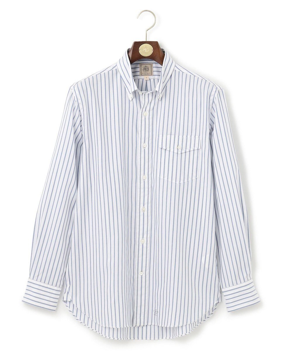 J.PRESS MEN ドビーマルチストライプ シャツ 