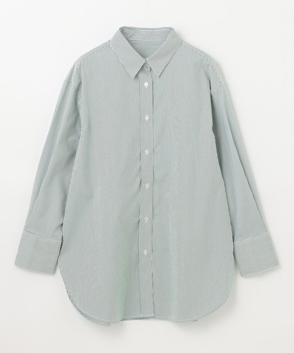 ANY 【洗濯機可能/接触冷感/UVケア】カラーストライプシャツ 