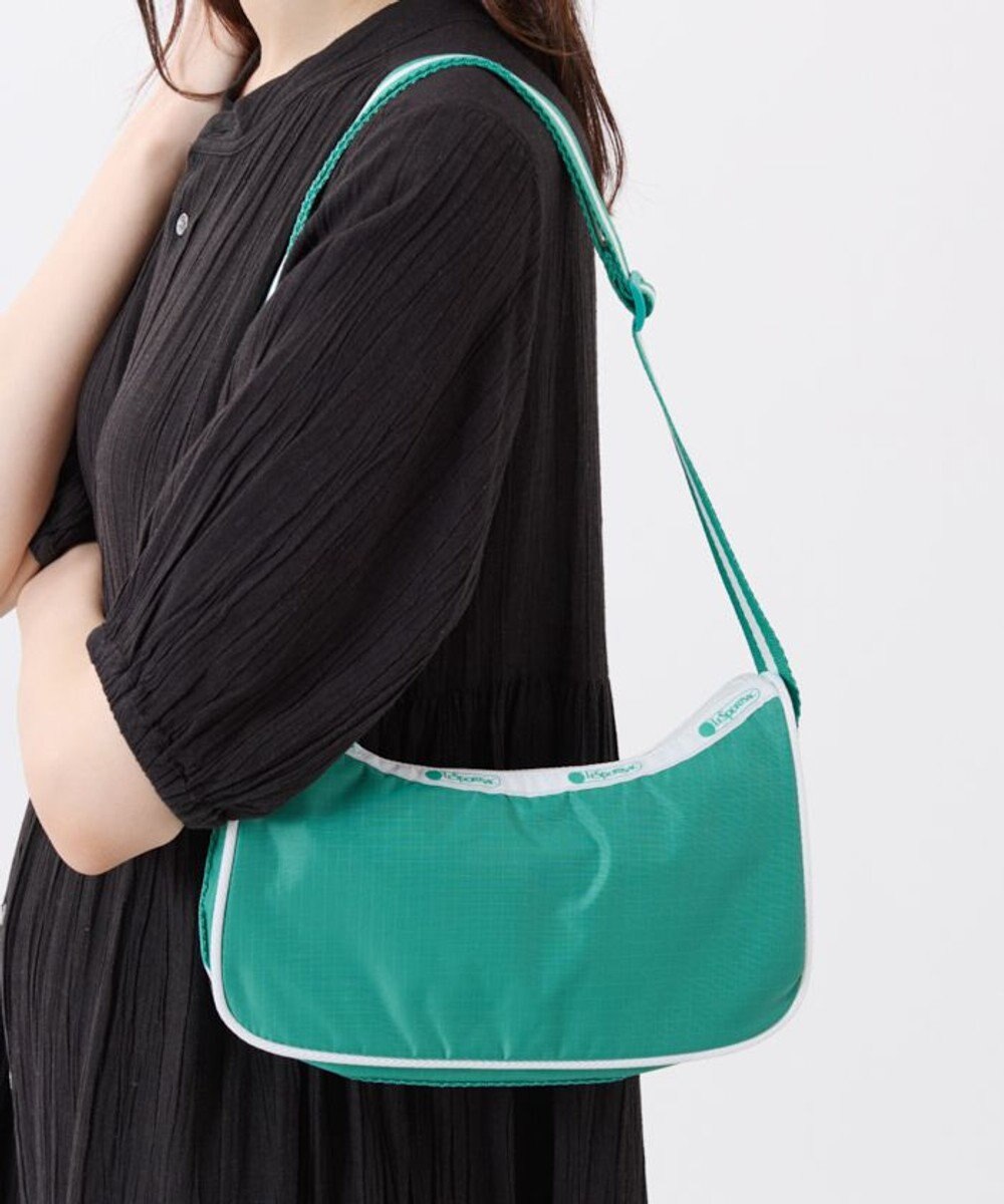 LeSportsac MINI E/W SHLDR CROSSBODY/スペクテイターケリーグリーン 
