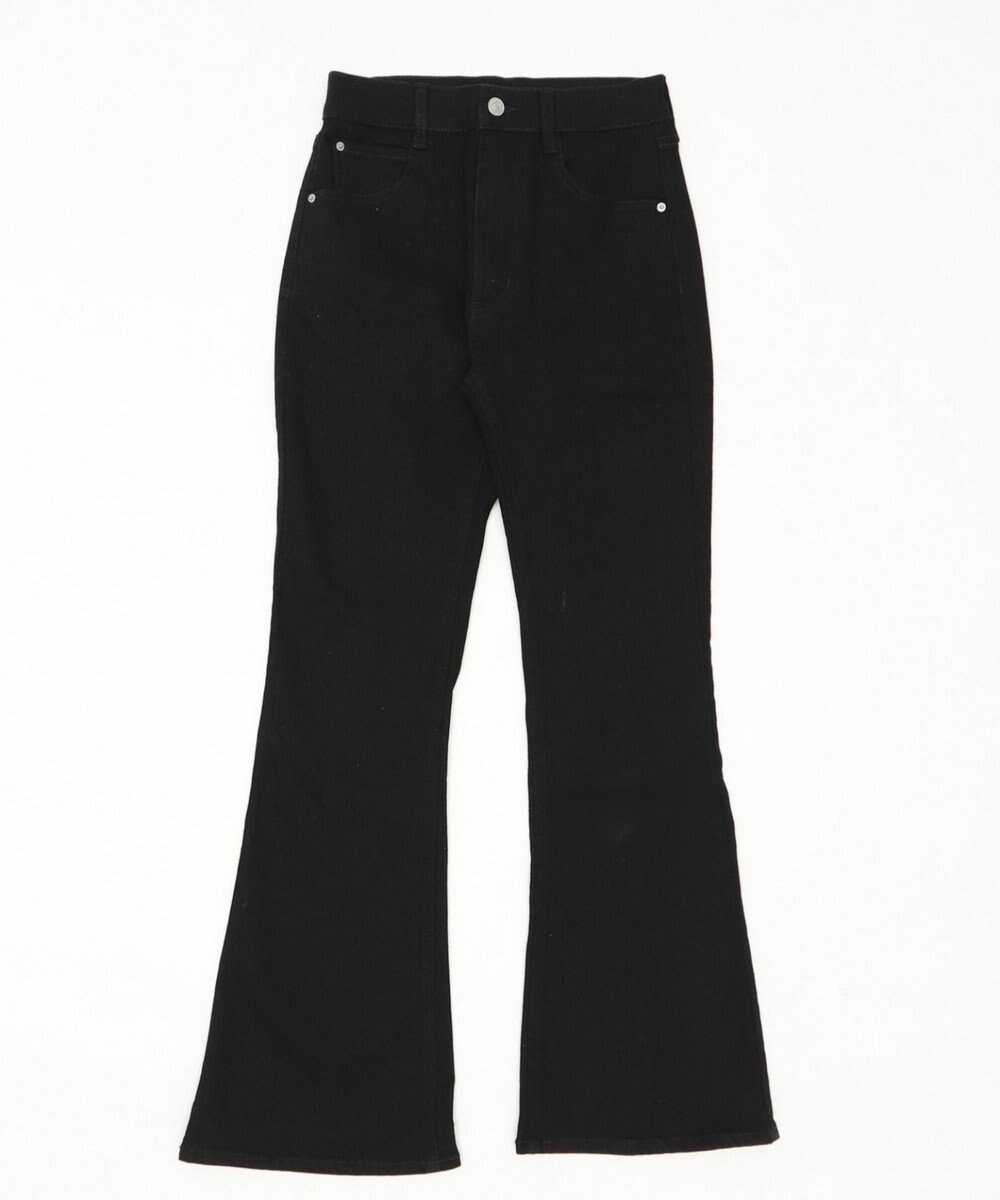 WEGO 【美脚パンツ】ストレッチフレアデニムパンツ 