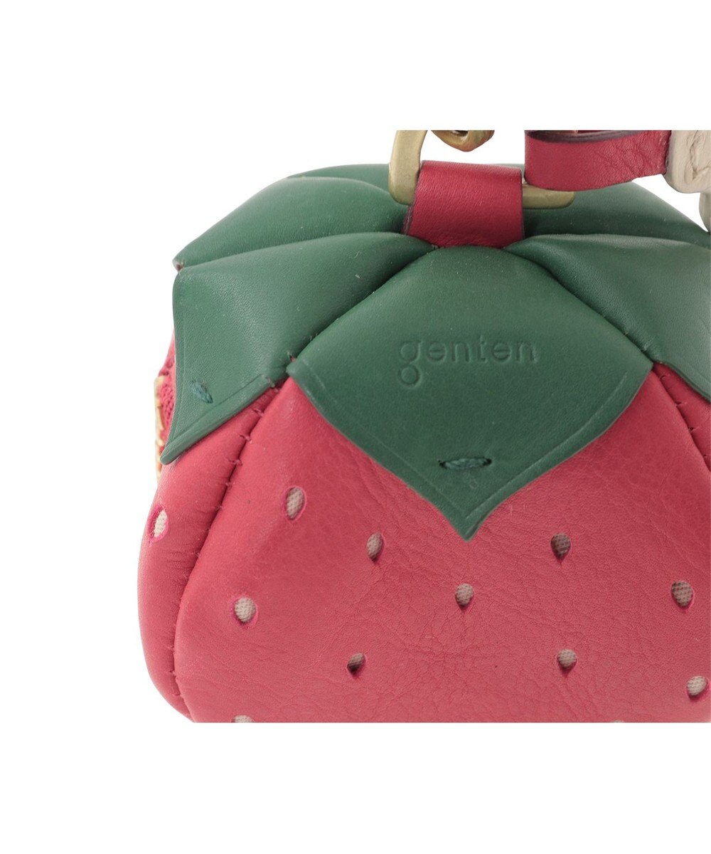 genten フルーツマーケット 立体チャーム「いちご」 