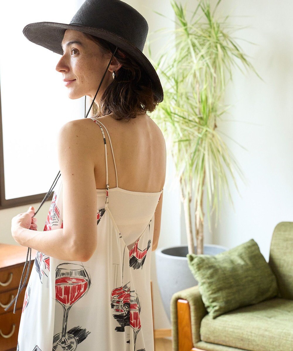 UNFILO 【Lee Izumida×UNFILO】プリント キャミワンピース 