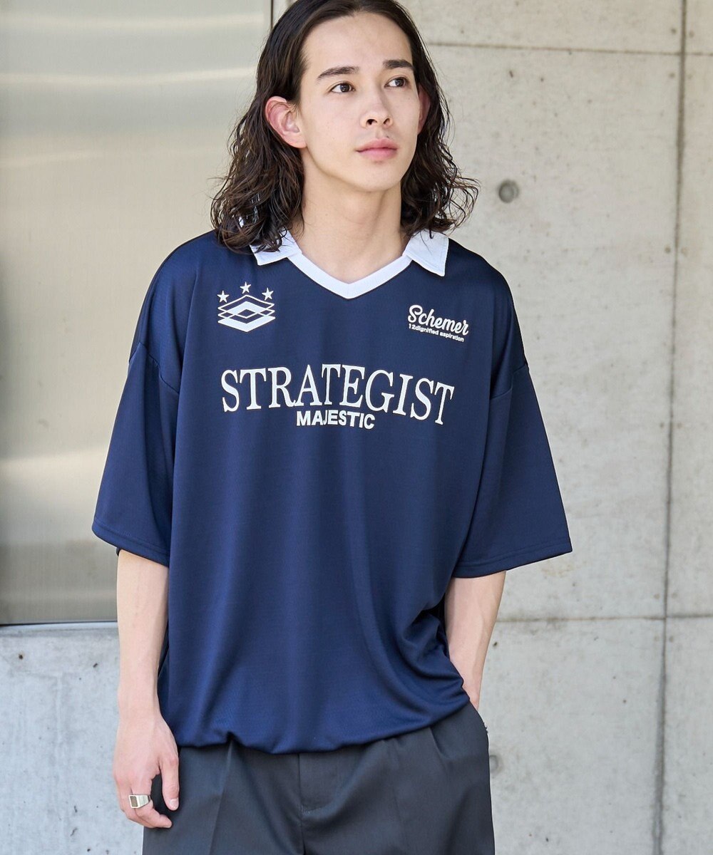 WEGO 【ユニセックス着用ITEM/MLサイズ展開】ドロストゲームシャツプルオーバー 