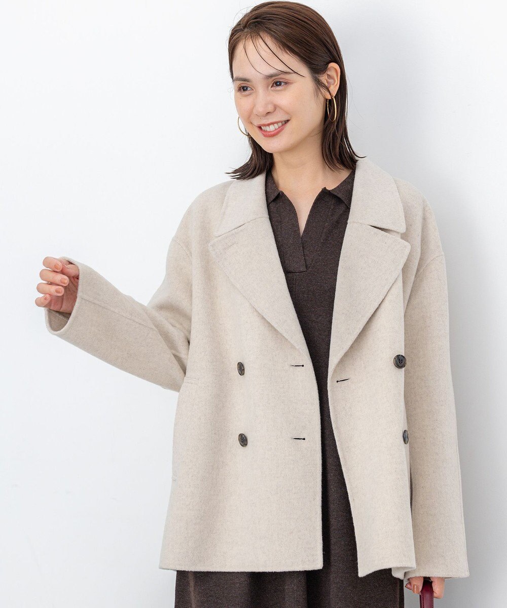 組曲 S ダブルブレストリバー コート 