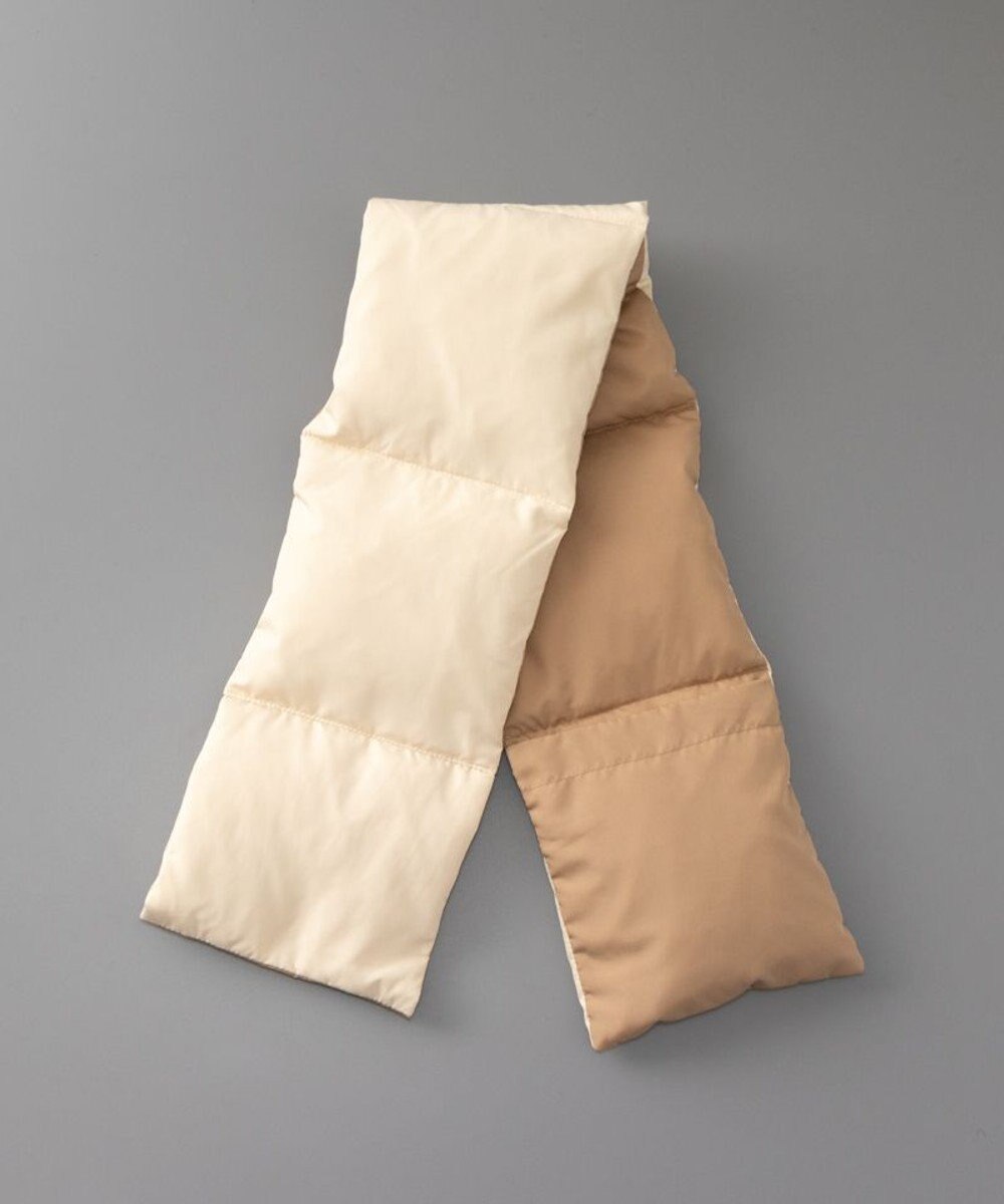 AURORA WEB限定 リバーシブル差込 ダウン マフラー 