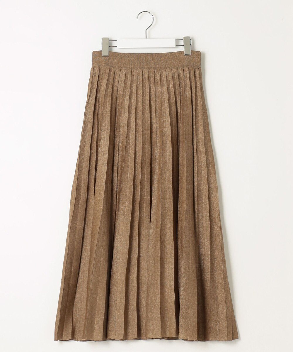 自由区 【セットアップ対応・洗える】ヴィスコースシアーニット スカート 