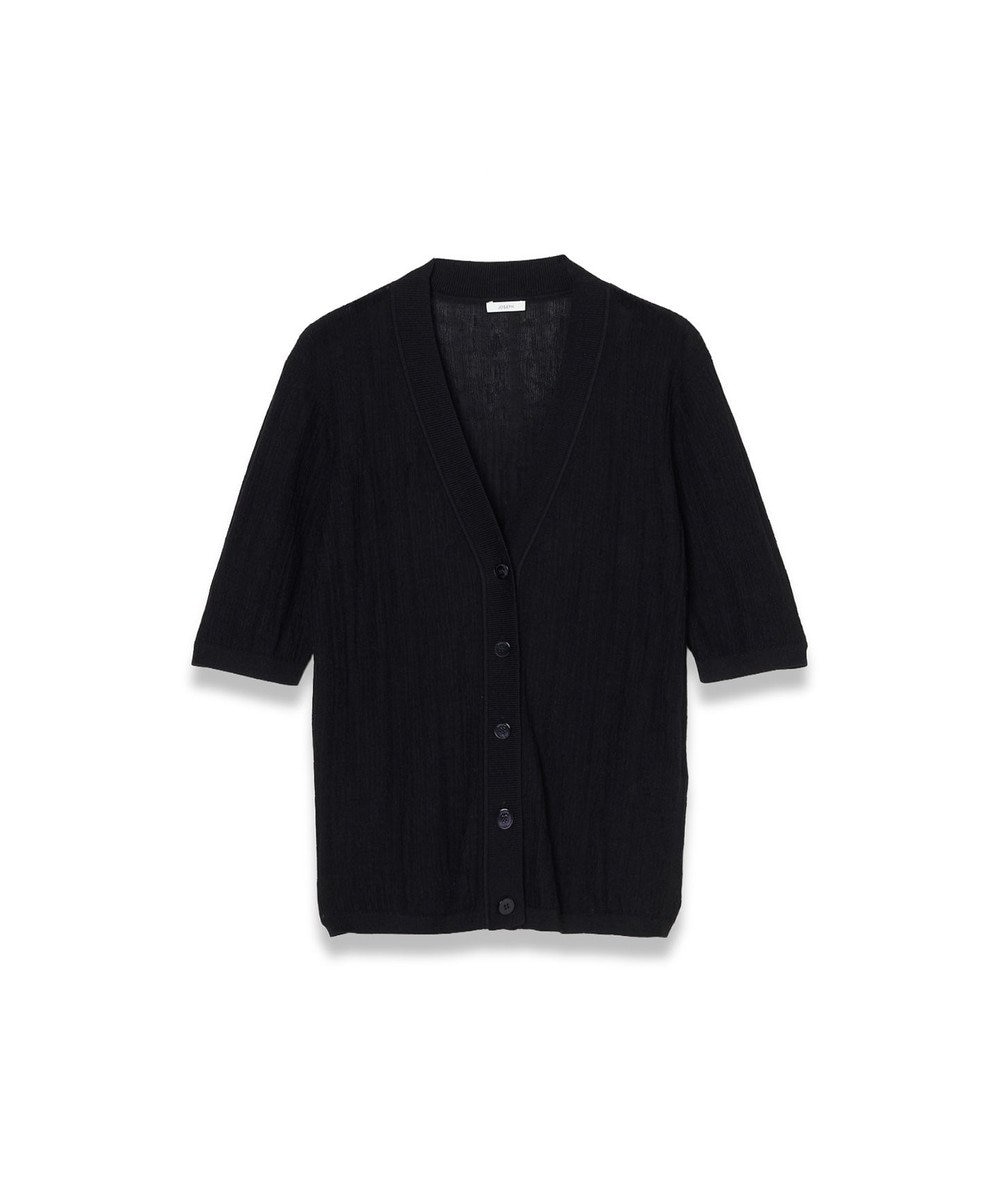 JOSEPH クリンクルリブ　カーディガン 