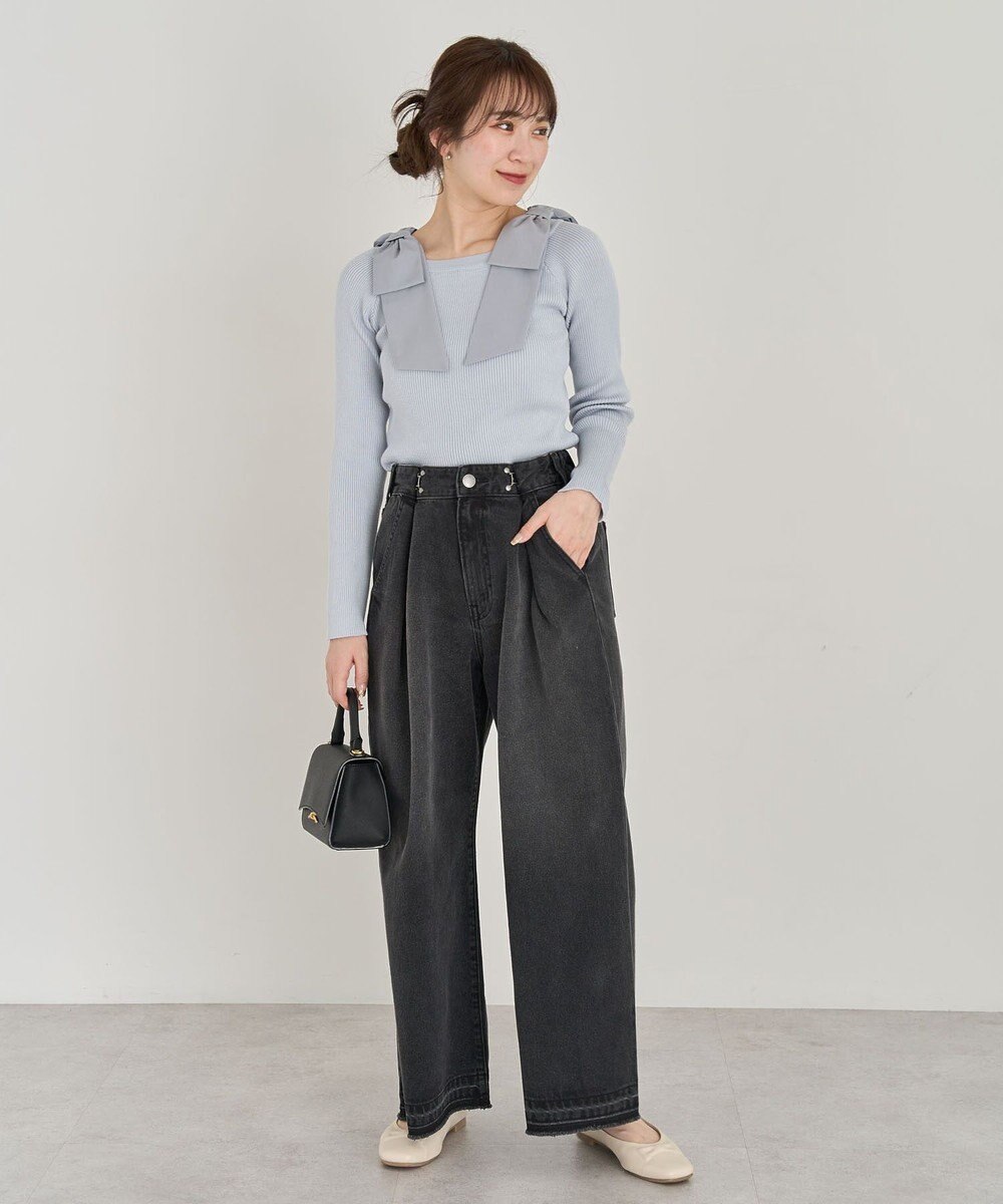 Green Parks ・ｓｗｉｎｇ　ｂｙ　ショルダーリボンプルオーバー 