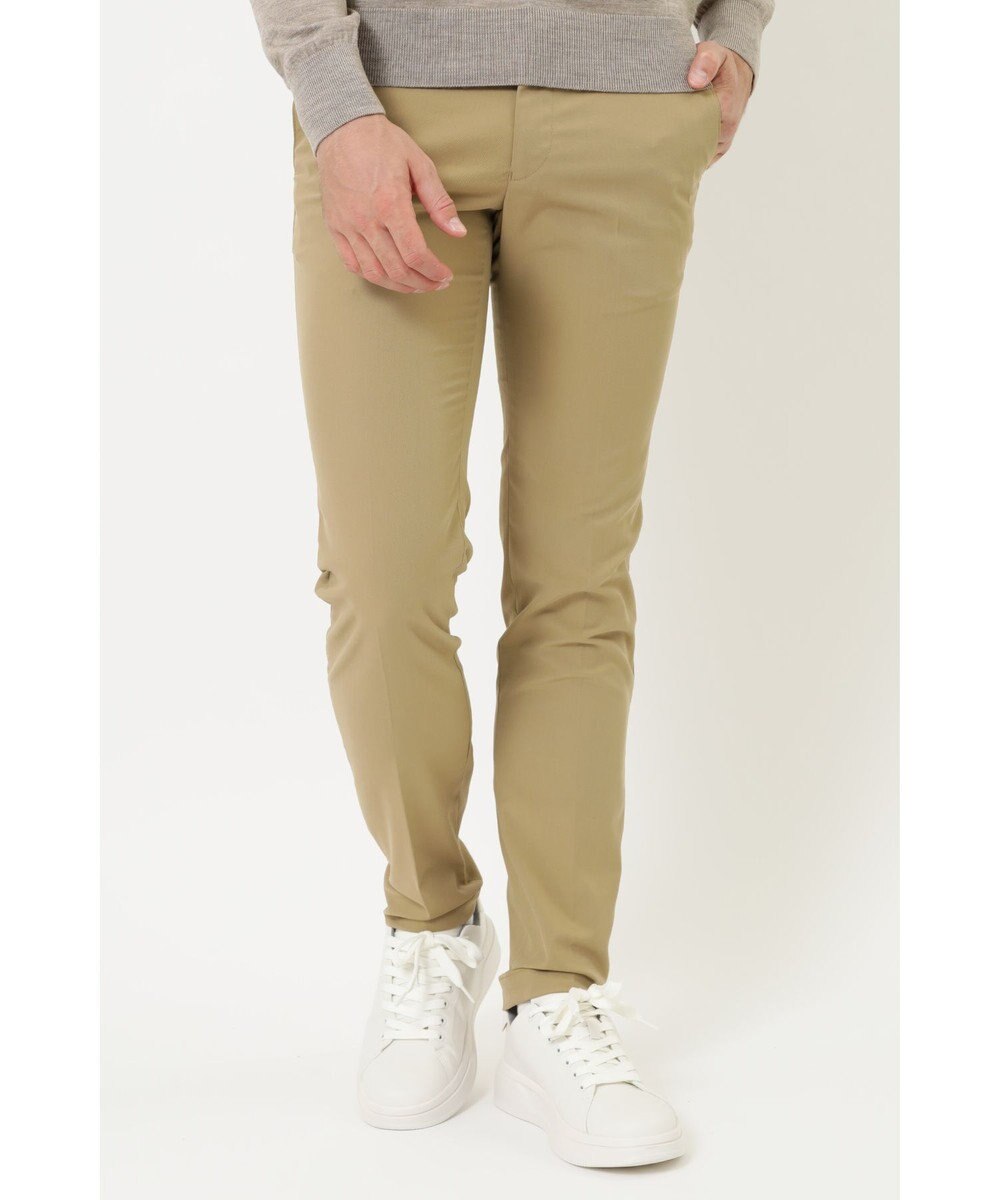 DAKS コットンライクカジュアルパンツ 